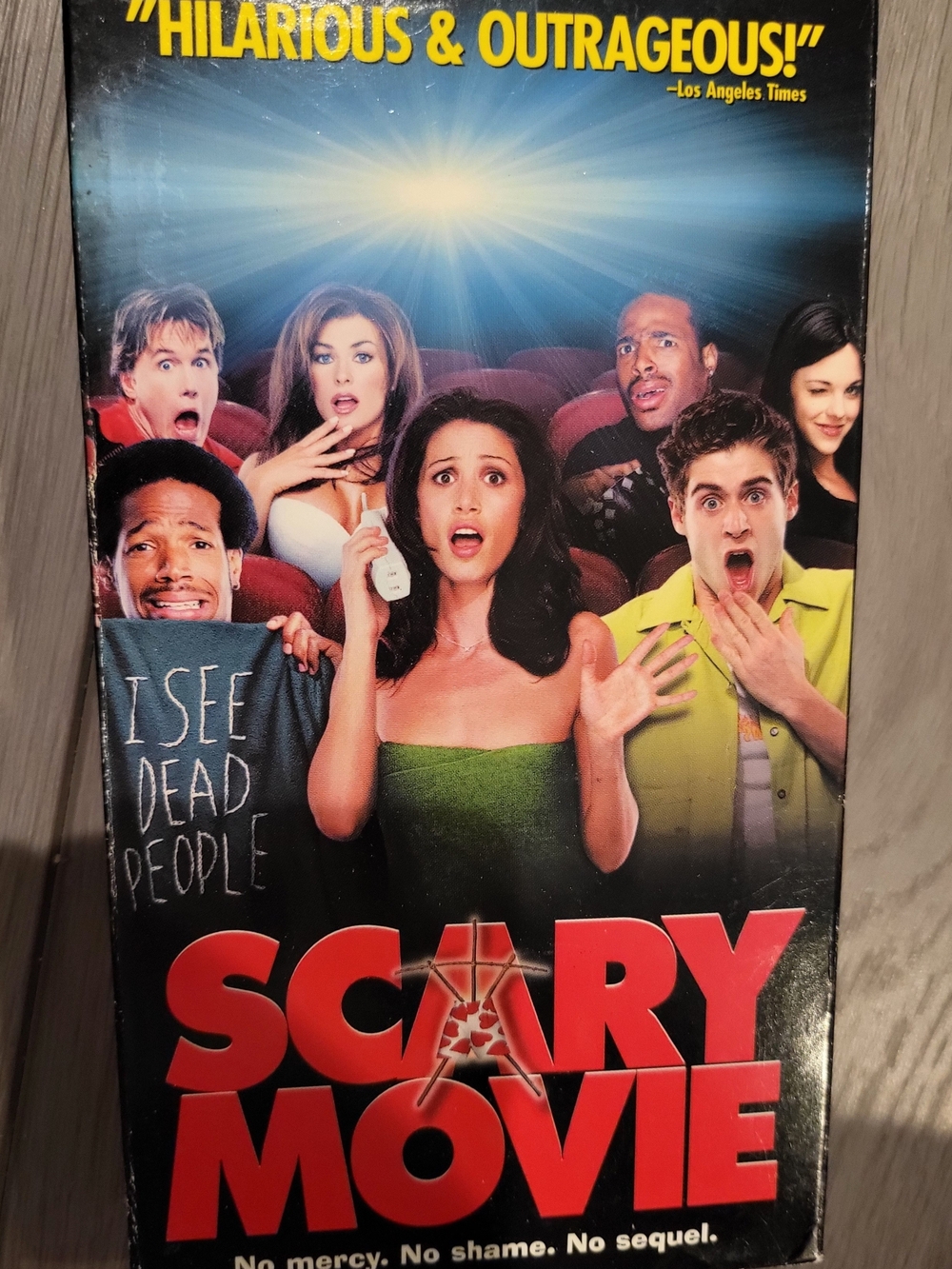 Scary Movie VHS 2000 Blockbuster Video Former Rental Horror Comedy